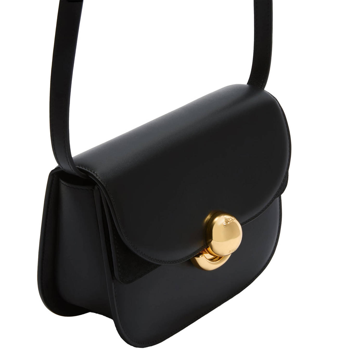 Furla leren crossbody tas Sfera Mini zwart