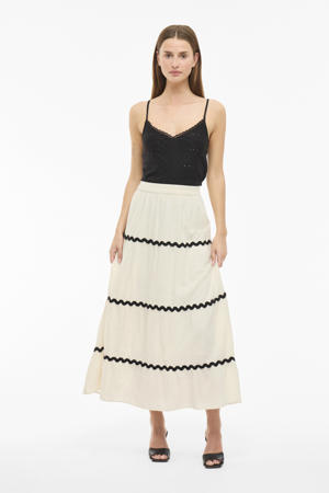 midi rok ecru