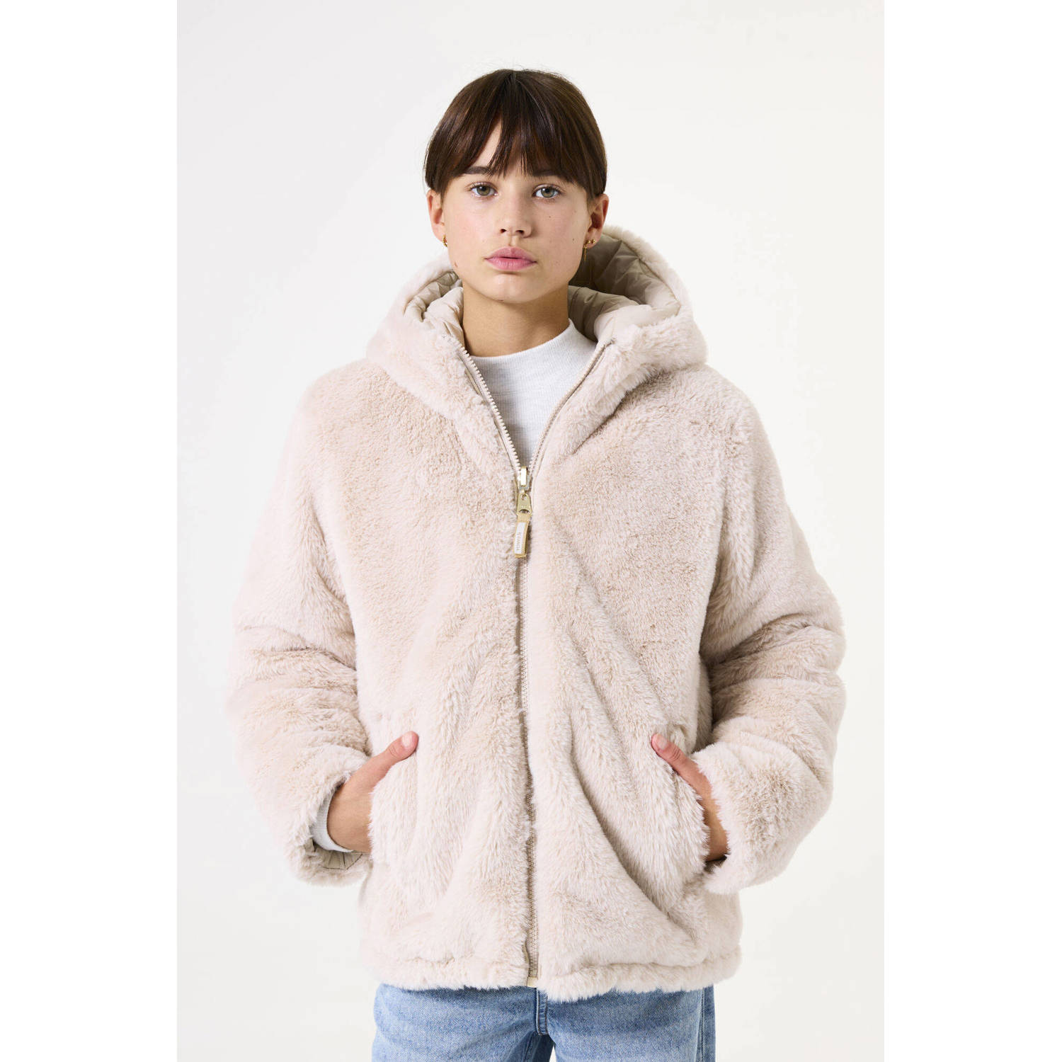 Garcia reversible jas ecru