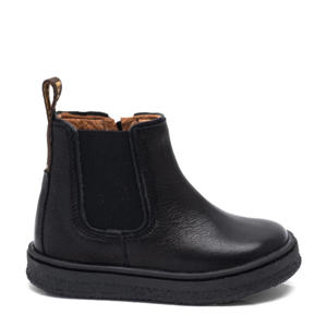 Phillip leren enkelboots zwart