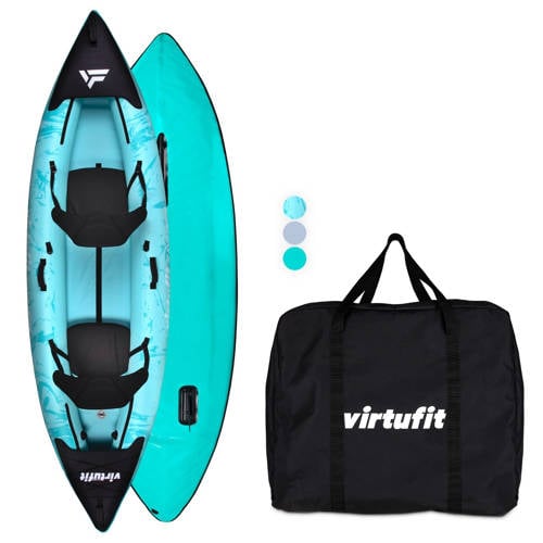 Virtufit 2-persoons Kayak 335 - Turquoise afbeelding