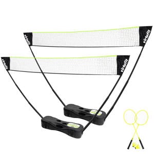 2-in-1 Portable Badminton- en Tennis Set