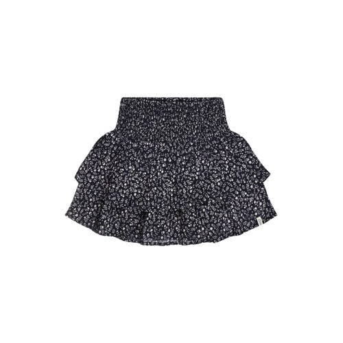 Tumble 'n Dry gebloemde strokenrok donkerblauw afbeelding