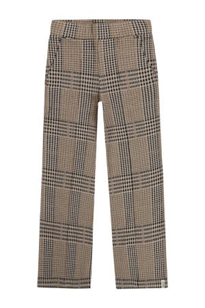 wide leg casual broek beige