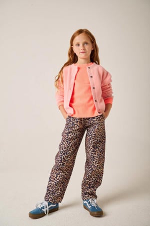 mom casual broek bruin