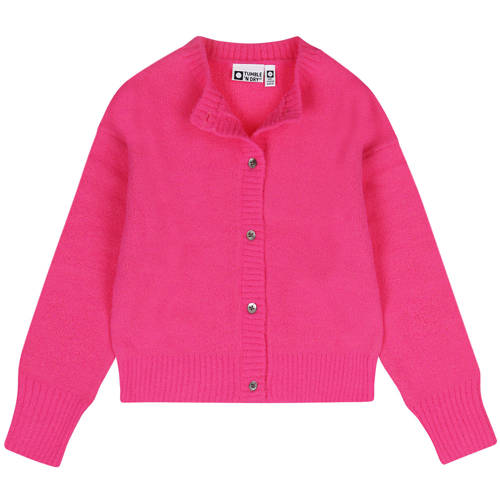 Tumble 'n Dry wollen vest roze fijn gebreid afbeelding
