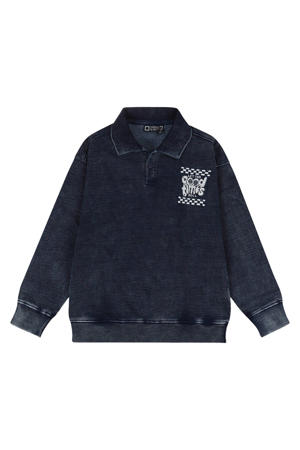 sweater dark blue denim