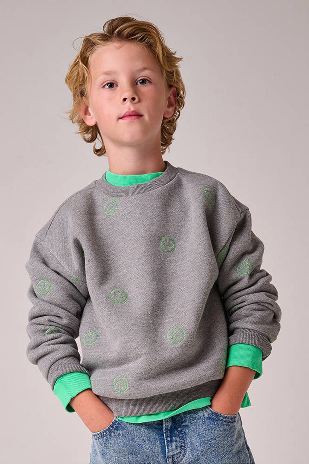 Tumble 'n Dry sweater grijs melange