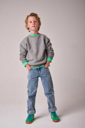sweater grijs melange