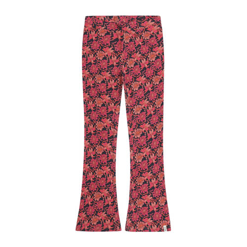 Tumble 'n Dry flared gebloemde casual broek roze afbeelding