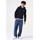 Garcia hoodie met backprint donkerblauw