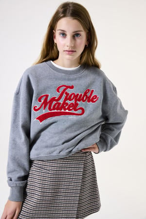 sweater grijs melange