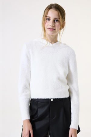 sweater wit gebreid