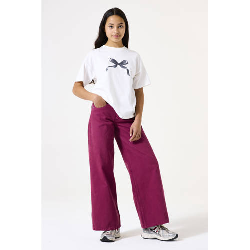 Garcia loose fit jeans donkerpaars afbeelding