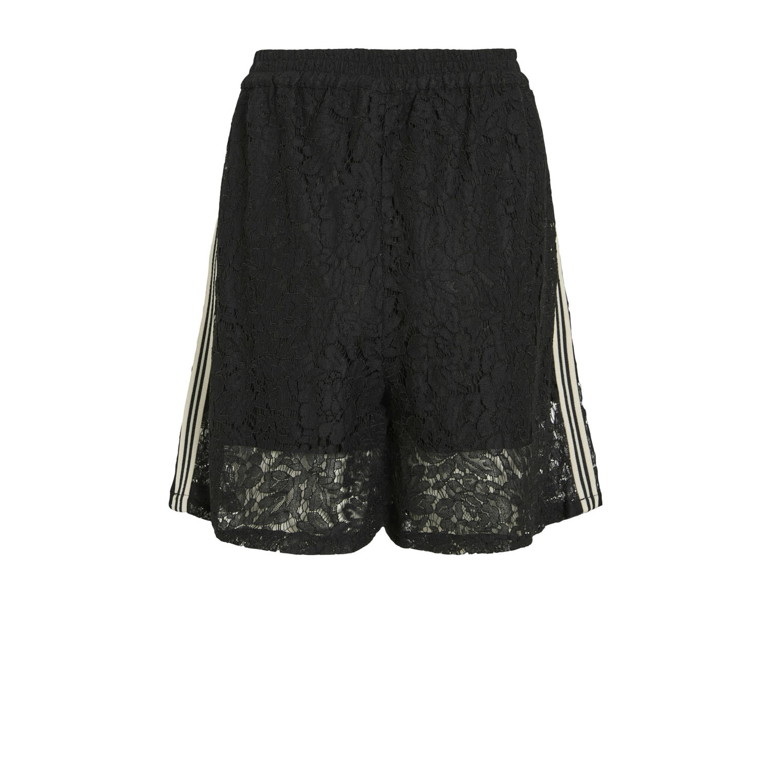 VILA wide leg high waist casual short zwart