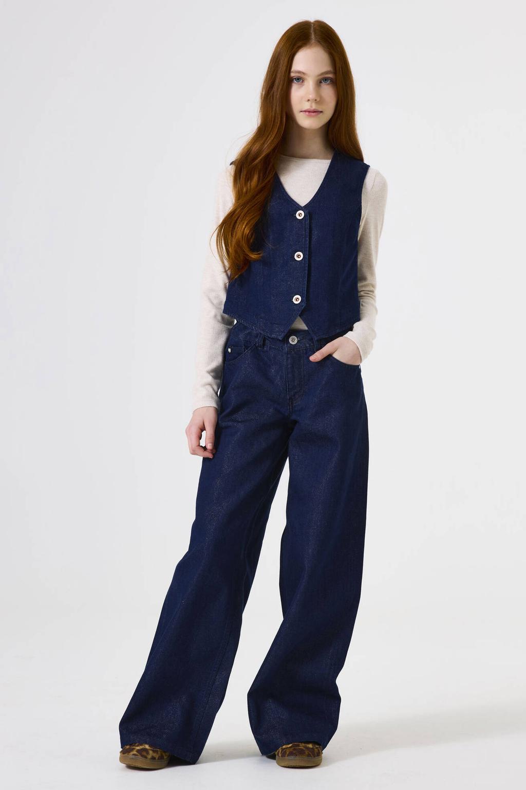 Garcia loose fit jeans dark blue denim
