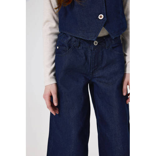 Garcia loose fit jeans dark blue denim afbeelding