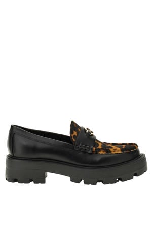 Yanika2 chunky loafers zwart/panter