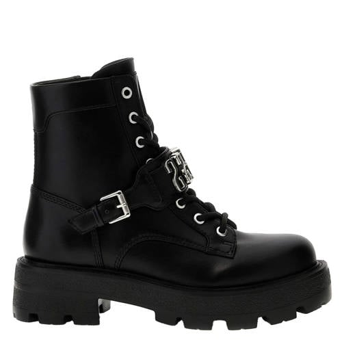 GUESS Yanzy chunky veterboots zwart afbeelding