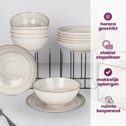 thumbnail: Cosy & Trendy Ontbijtborden / Dessertborden - Sintra Dusty Blue ø 20 cm - 4 Stuks