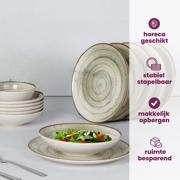 thumbnail: Cosy & Trendy Ontbijtborden / Dessertborden - Sintra Ivy Green ø 20 cm - 4 Stuks