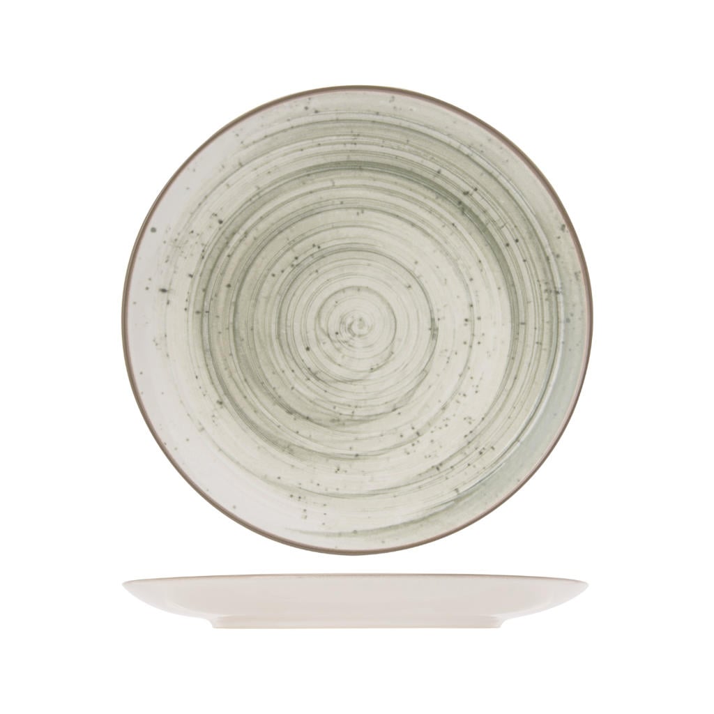 Cosy & Trendy Ontbijtborden / Dessertborden - Sintra Ivy Green ø 20 cm - 4 Stuks