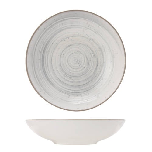 Cosy & Trendy Diep Bord Sintra Dusty Blue ø 21 cm - 4 Stuks afbeelding