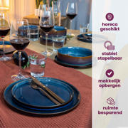 thumbnail: Cosy & Trendy Gebaksbordjes / Kleine Bordjes Quintana Blue ø 14 cm - 4 Stuks