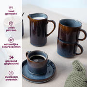 thumbnail: Cosy & Trendy Gebaksbordjes / Kleine Bordjes Quintana Blue ø 14 cm - 4 Stuks