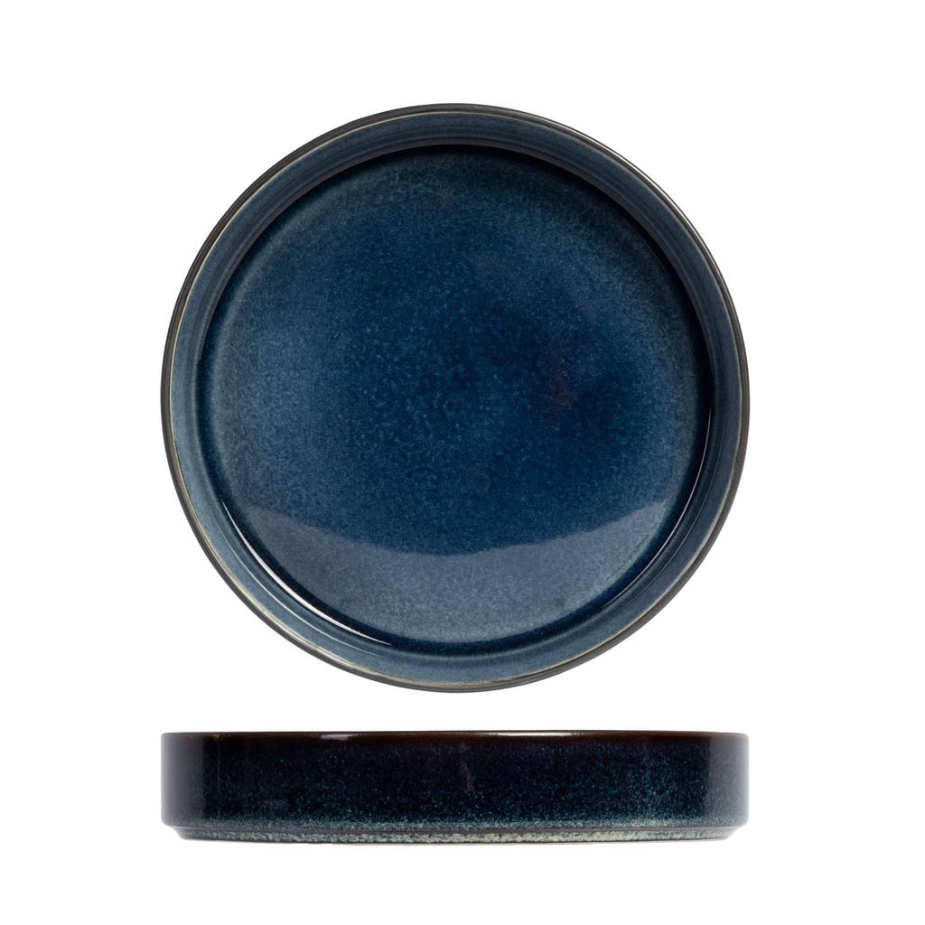 Cosy & Trendy Diepe Borden / Pastaborden - Quintana Blue ø 23 cm / H 4.3 cm - 4 Stuks