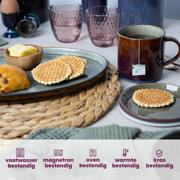 thumbnail: Cosy & Trendy Ontbijtborden / Dessertborden - Quintana Green ø 22 cm - 4 Stuks