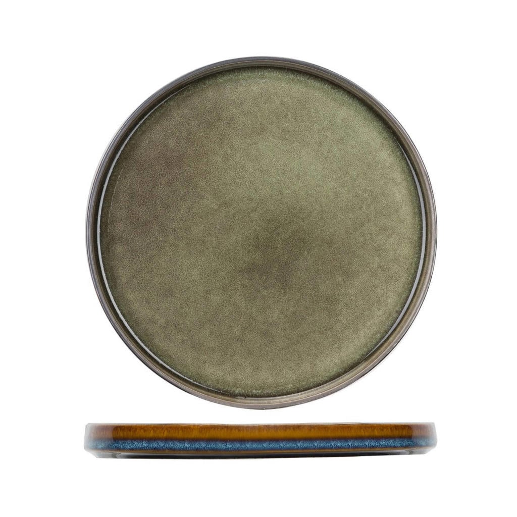 Cosy & Trendy Ontbijtborden / Dessertborden - Quintana Green ø 22 cm - 4 Stuks