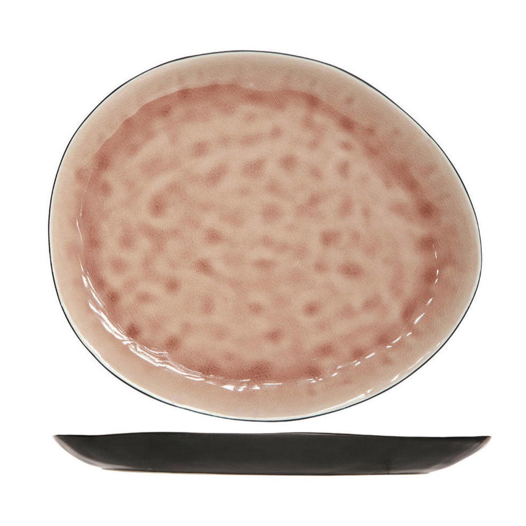 Cosy & Trendy Dinerborden Organic Laguna Old Rose - 27 x 23 cm - 4 Stuks
