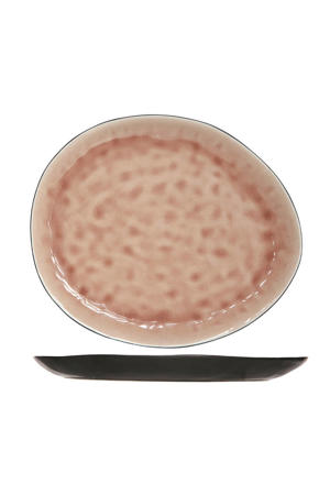 Dinerborden Organic Laguna Old Rose - 27 x 23 cm - 4 Stuks