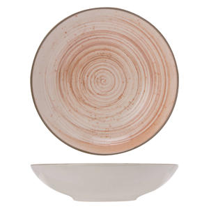Diep Bord Sintra Terracotta ø 21 cm - 4 Stuks 