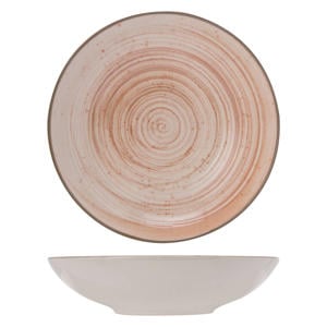 Diepe Borden / Pastaborden Sintra Terracotta ø 21 cm - 4 Stuks