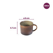 thumbnail: Cosy & Trendy Koffiekopjes - Quintana Green - 220 ml - 4 Stuks