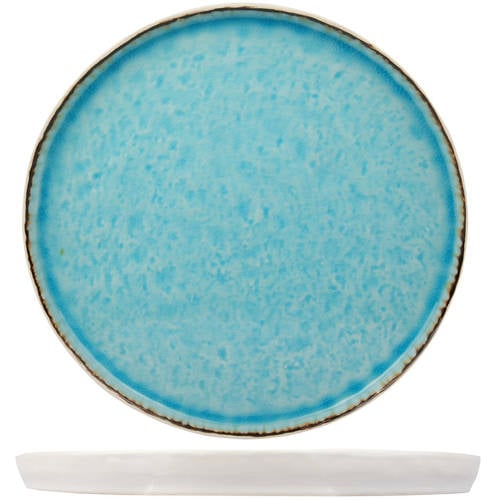 Cosy & Trendy Dinerbord Laguna Azzurro ø 27 cm - 4 Stuks afbeelding