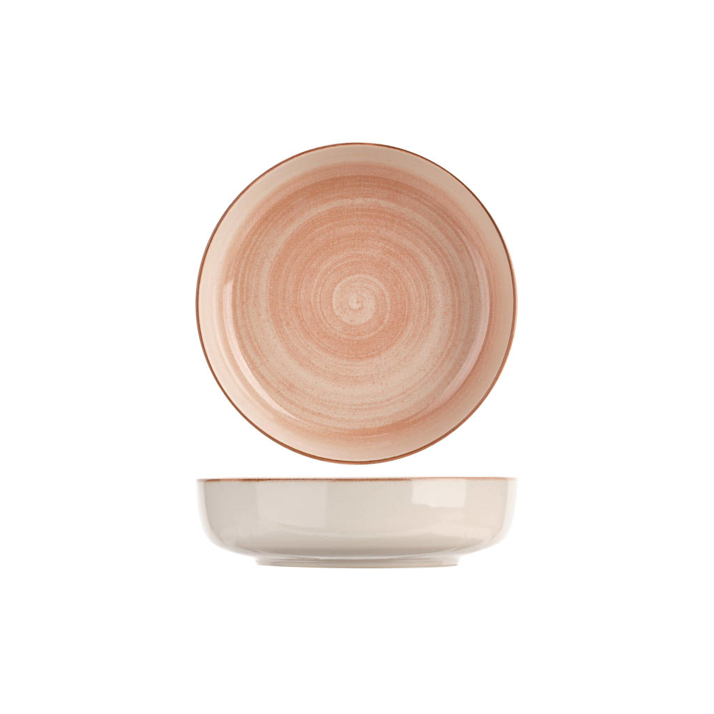 Cosy & Trendy Diepe Borden / Pastaborden Baltic Peach ø 18 cm - 6 stuks