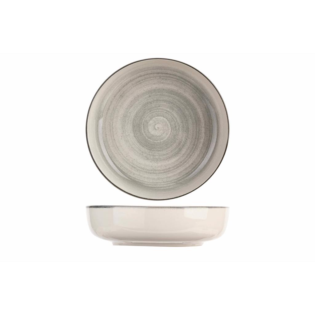 Cosy & Trendy Diepe Borden / Pastaborden Baltic Grey ø 18 cm - 6 stuks