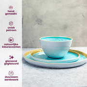 thumbnail: Cosy & Trendy Ontbijtborden / Dessertborden - Laguna Azzurro ø 22 cm - 4 Stuks