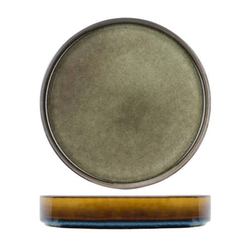 Cosy & Trendy Diep Bord Quintana Green ø 23 cm - 4 Stuks afbeelding