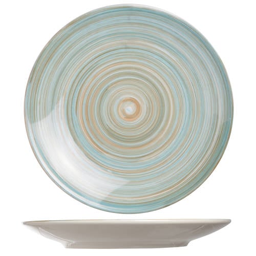 Cosy & Trendy Dinerbord Turbolino Blauw ø 27 cm - 6 stuks afbeelding