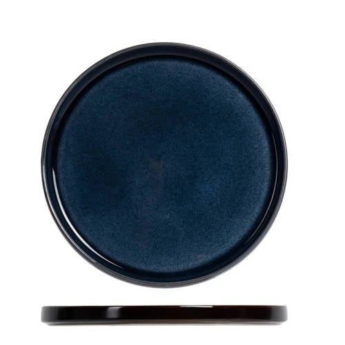 Cosy & Trendy Ontbijtbord Quintana Blue ø 22 cm - 4 Stuks afbeelding
