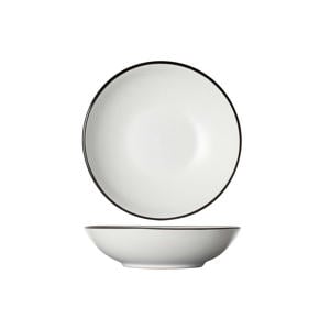Diepe Borden / Pastaborden Speckle Wit ø 20 cm - 6 stuks
