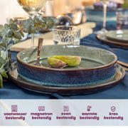 thumbnail: Cosy & Trendy Diepe Borden / Pastaborden - Quintana Green ø 20 cm / H 5.2 cm - 4 Stuks