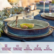 thumbnail: Cosy & Trendy Diepe Borden / Pastaborden - Quintana Green ø 20 cm / H 5.2 cm - 4 Stuks