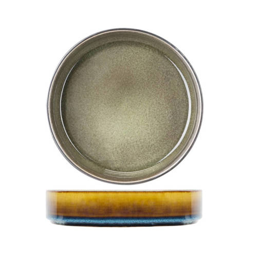 Cosy & Trendy Diep Bord Quintana Green ø 20 cm - 4 Stuks afbeelding