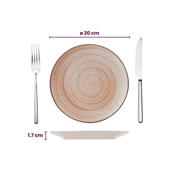 thumbnail: Cosy & Trendy Ontbijtborden / Dessertborden - Sintra Terracotta ø 20 cm - 4 Stuks