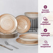 thumbnail: Cosy & Trendy Ontbijtborden / Dessertborden - Sintra Terracotta ø 20 cm - 4 Stuks